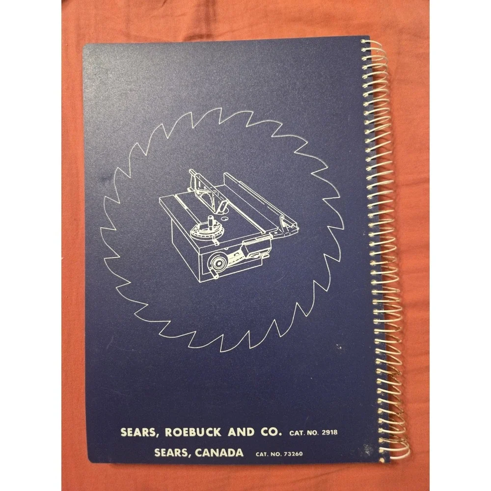 SEARS Craftsman Power Tool Know How TABLE SAW 600 Operations Described 1985